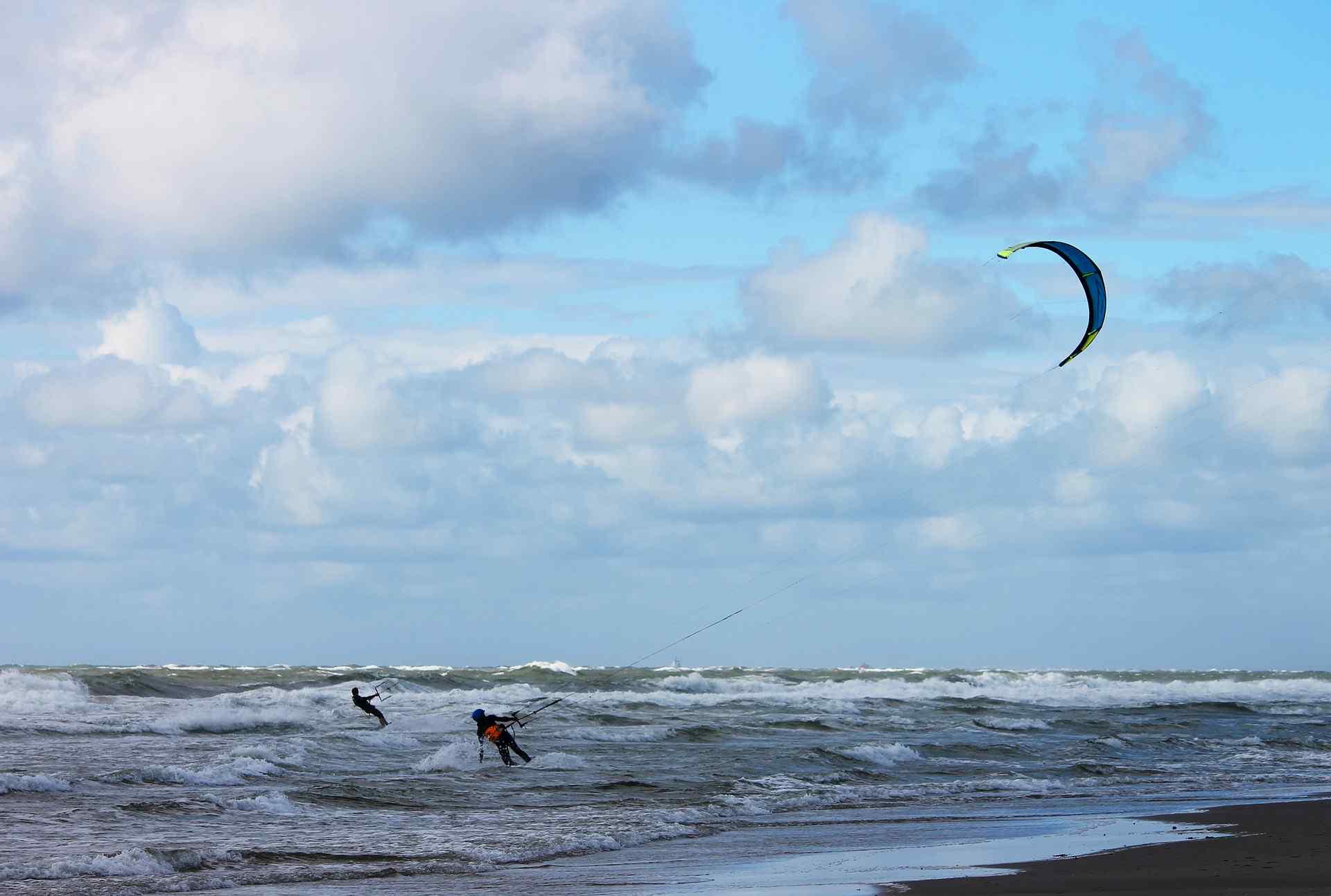 Kite Surf Camping Les Bruyères de Carnac Morbihan Bretagne Sud France