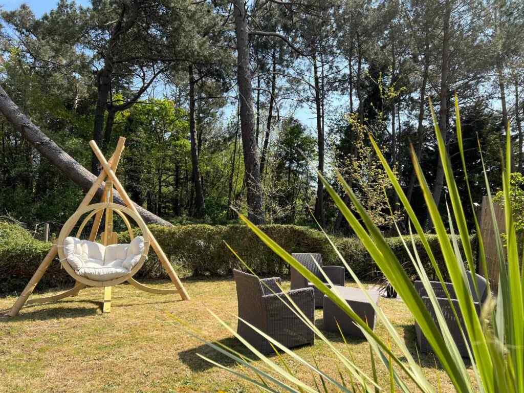 Espacio bienestar con sauna y spa en el camping Les Bruyères en Carnac